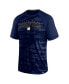 Фото #3 товара Men's Navy Notre Dame Fighting Irish Arch Outline Raglan T-shirt