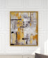 Canvas Abstract Framed Wall Art with Gold-Tone Frame, 39" x 2" x 39"