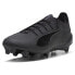 Фото #2 товара Puma Ultra 5 Ultimate Firm Ground Soccer Cleats Mens Black Sneakers Athletic Sho