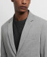 Фото #8 товара Men's Super Slim-Fit Stretch Fabric Suit Blazer