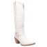 Фото #2 товара Dingo Heavens To Betsy Embroidered Snip Toe Cowboy Womens White Casual Boots 01