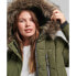 SUPERDRY Longline Faux Fur Everest jacket refurbished