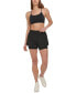 Фото #5 товара Women's Solid Double-Layer Training Shorts