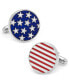 ფოტო #1 პროდუქტის Stars and Stripes American Flag Cufflinks
