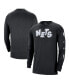 Фото #1 товара Men's Black Brooklyn Nets 2023/24 City Edition Max90 Expressive Long Sleeve T-shirt