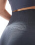 Фото #3 товара ASOS 4505 Tall seamless high waist gym leggings in navy