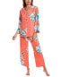 Фото #1 товара Natori 2Pc Wild Poppy Pajama Set Women's