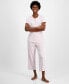 ფოტო #1 პროდუქტის Women's 2-Pc. Cotton Printed Cropped Pajamas Set, Created for Macy's