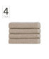 Cotton Textured Weave Washcloths - Set of 4