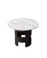 Фото #4 товара 42" Modern Round Dining Table with Printed Black Marble Top