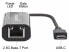 Фото #5 товара Manhattan USB-C to 2.5GBASE-T Gigabit (10/100/1000 Mbps & 2.5 Gbps) RJ45 Network Adapter - Multi-Gigabit Ethernet - Black - Box - Wired - USB Type-C - Ethernet - Black