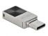 Фото #1 товара Delock 54085 - 128 GB - USB Type-C - 3.2 Gen 1 (3.1 Gen 1) - 100 MB/s - Capless - Silver