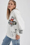 Фото #6 товара Coool Powerpuff Girls Oversize Fit Kapüşonlu Kalın Sweatshirt