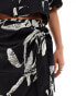 Фото #5 товара Vero Moda Aware wrap mini skirt co-ord in palm print