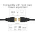Фото #4 товара IC Intracom HDMI Kabel Ethernet M/M 5m schwarz - Cable - Digital/Display/Video