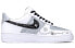 【定制球鞋】 Nike Air Force 1 Low 空军一号 野鹤制造 电玩 立体按键 Ps5主题 6天到货 低帮 板鞋 女款 黑白灰 / Кроссовки Nike Air Force DD8959-100