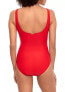 Lauren Ralph Lauren 283973 Ring Over the Shoulder One Piece Swimsuit, Size 16