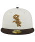 ფოტო #3 პროდუქტის Men's White, Brown Chicago White Sox 95th Team Anniversary 59FIFTY Fitted Hat