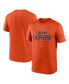 ფოტო #4 პროდუქტის Men's Orange Chicago Bears Legend Community Performance T-shirt