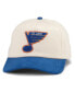 ფოტო #1 პროდუქტის Men's White, Blue St. Louis Blues Burnett Adjustable Hat