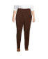 Фото #1 товара Plus Size Sport Knit High Rise Corduroy Elastic Waist Pants