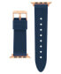 Фото #1 товара Ремешок для часов Anne Klein женский темно-синий текстильный, совместимый с Apple Watch 38/40/41 мм