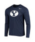 ფოტო #3 პროდუქტის Men's Navy BYU Cougars School Logo Legend Performance Long Sleeve T-shirt