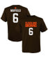 Big Boys Baker Mayfield Brown Cleveland Browns Mainliner Player Name Number T-shirt