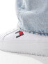 Tommy Jeans flatform trainers in white