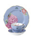 Фото #1 товара Miranda Kerr for Friendship 3pc Set Teacup, Saucer & Plate 8" Tranquility, Blue