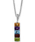 Фото #1 товара EFFY Collection eFFY® Multi-Gemstone (5-3/4 ct.-t.w.) 18" Pendant Necklace in Sterling Silver