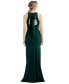Фото #2 товара Cutout Open-Back Halter Maxi Dress with Scarf Tie