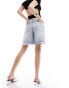 Фото #4 товара Emory Park light denim jort shorts with distresseed edges