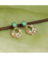 ფოტო #2 პროდუქტის Women's Stone Drop Earrings