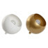 Фото #1 товара Настольная лампа Home ESPRIT Белый Позолоченный Металл 50 W 220 V 15 x 15 x 15 cm (2 штук)