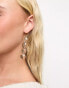 Фото #2 товара Accessorize statement cut crystal drop earrings in gold