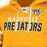 NHL Nashville Predators Men's Long Sleeve Hooded Sweatshirt with Lace - L