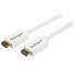 StarTech.com 3m / 10 ft CL3 Rated HDMI Cable w/ Ethernet - In Wall Rated Ultra HD HDMI Cable - 4K 30Hz UHD High Speed HDMI Cable - 10.2 Gbps - HDMI 1.4 Video/Display Cable - 30AWG - White - 3 m - HDMI Type A (Standard) - HDMI Type A (Standard) - 3D - 10.2 Gbit/s - Whi