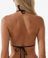 ფოტო #2 პროდუქტის Women's Solid Slider Triangle Bikini Top