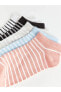 LCW DREAM Çizgili Kadın Patik Çorap 5'li Paket