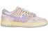 【定制球鞋】 Nike Dunk Low "Pink Oxford" 圣诞节礼物 冬日紫罗兰邮票 解构风 贴布 女生礼物推荐 低帮 板鞋 女款 粉紫 / Кроссовки Nike Dunk Low DD1503-601