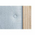 Изголовье кровати DKD Home Decor Синий Натуральный Деревянный древесина каучукового дерева 160 x 6 x 120 cm