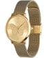 Women's Signature Butterfly Gold-Tone Stainless Steel Mesh Watch 35mm