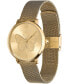 Women's Signature Butterfly Gold-Tone Stainless Steel Mesh Watch 35mm
