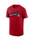 Фото #3 товара Men's Red Atlanta Falcons Essential Blitz Lockup T-shirt