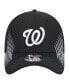 Фото #4 товара Men's Black Washington Nationals Active Dash Mark 39THIRTY Flex Hat