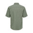 Фото #4 товара ONLY & SONS Caiden Life Solid Linen short sleeve shirt