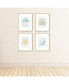 Фото #3 товара Colorful Children's Decor - Unframed Paper Wall Art - 4 ct - Artisms - 8 x 10 in