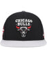 Фото #4 товара Men's Black, Gray Chicago Bulls Core Snapback Hat