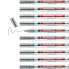 Фото #3 товара Постоянный маркер Edding 780 Серебристый (10 штук)